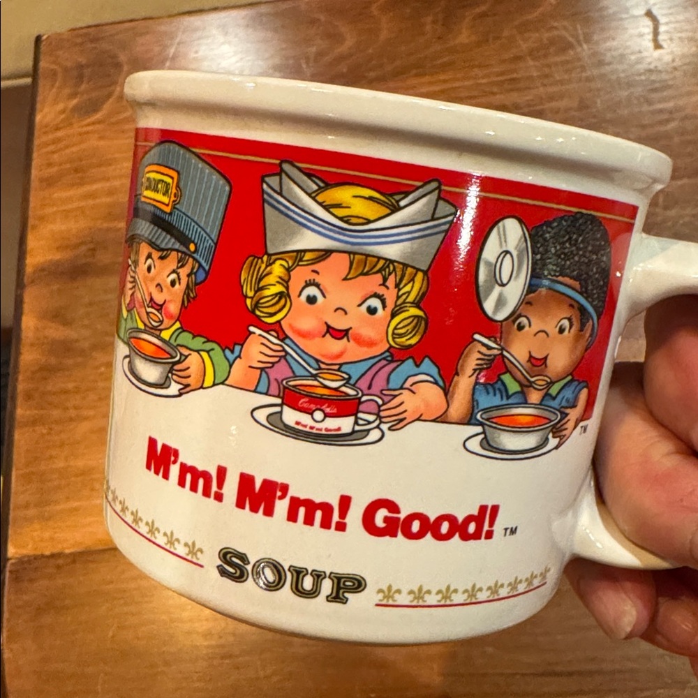 Vintage Campbell Soup Mug 1993 West Wood M’m! M’m! Good Kids Dr Police Fireman
